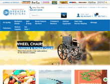 Tablet Screenshot of greatermedical.com